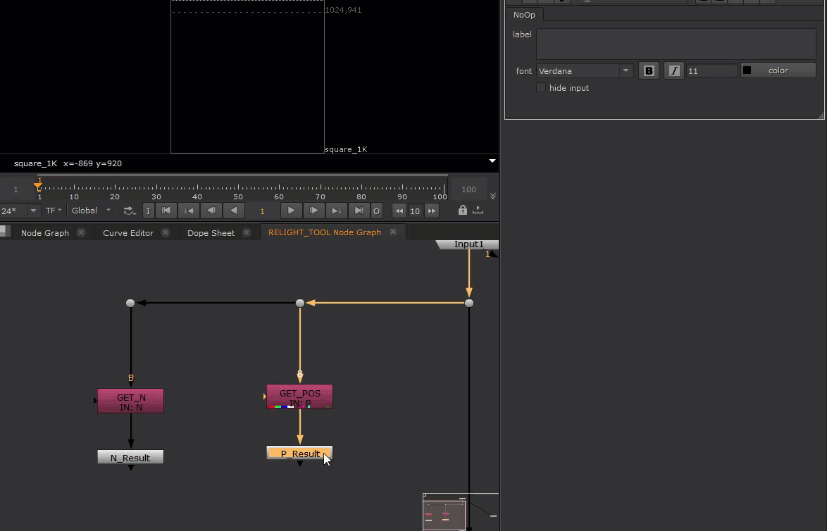 Beyond Basics – Creating A Relight Tool – input + output