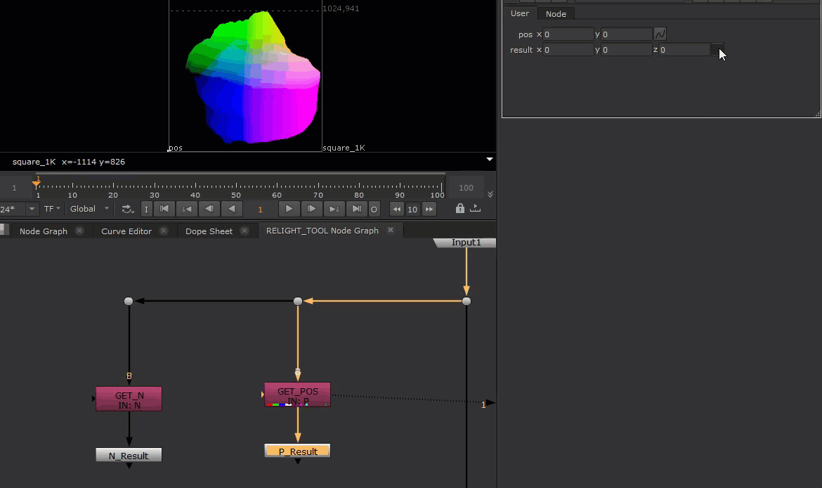 Beyond Basics – Creating A Relight Tool – input + output